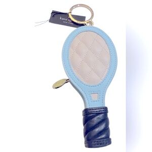 KATE SPADE GRAND SLAM SMALL 3D TENNIS RACQUET COIN PURSE